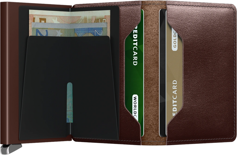 SECRID Premium Slimwallet Dusk Dark Brown