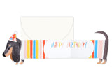 OOH DEER Dachshund Sliding Birthday Card