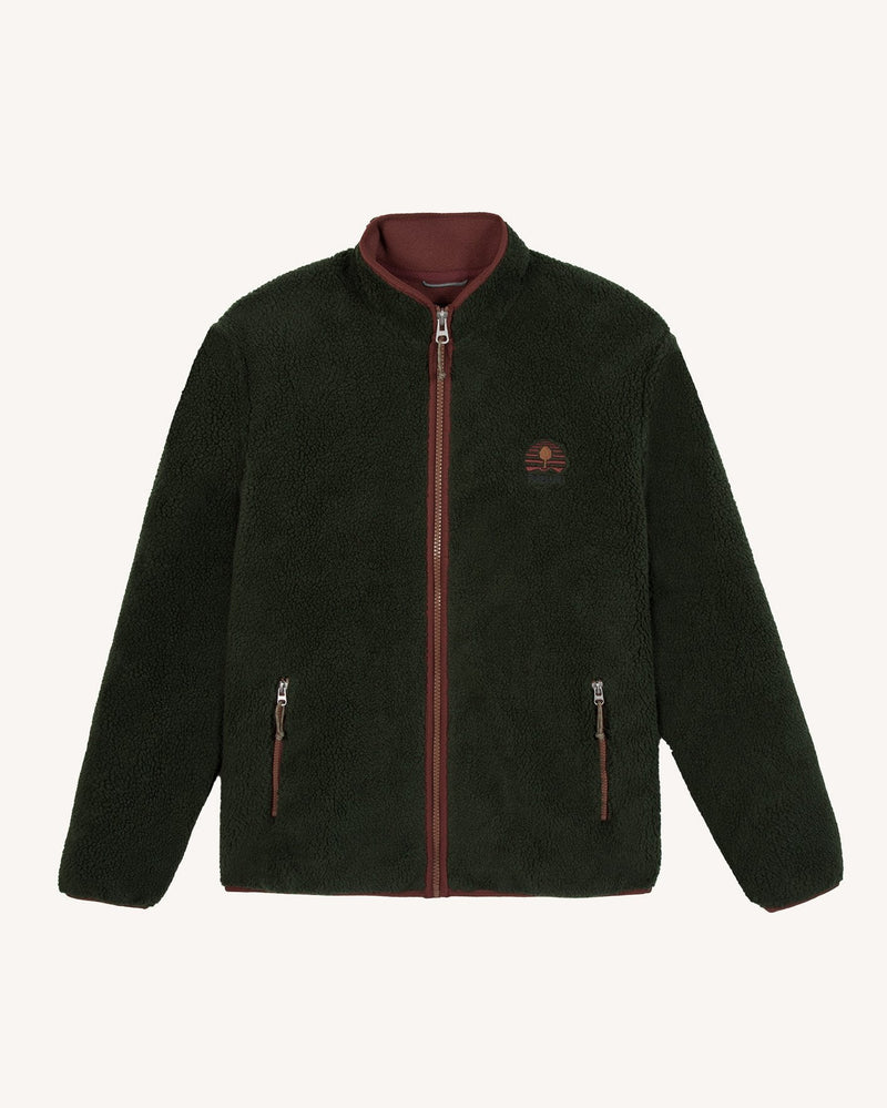 SENONCHE POLAR KNIT - DARK GREEN