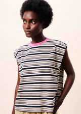 SIROKA TOP - NAVY BLUE