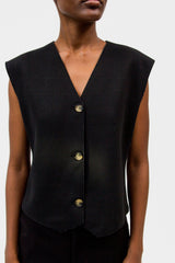 SKULL VEST - Black