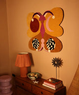 SK Melody Moon Butterfly Rug Ocre Large