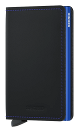 SECRID SLIM Wallet Matte Black Blue