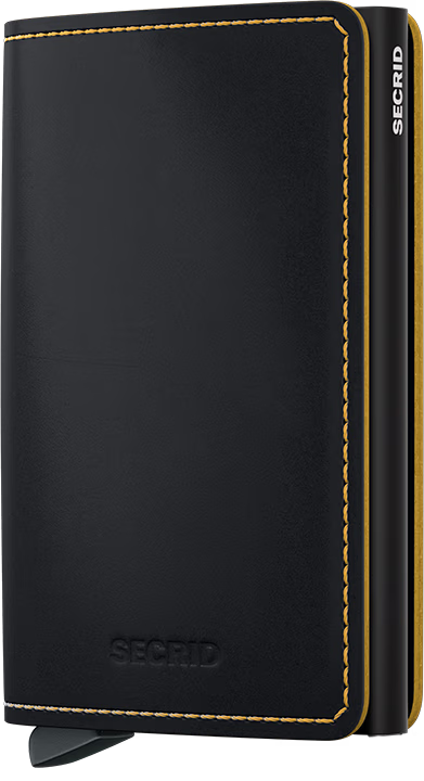 SECRID SLIMWallet Matte Black Ochre