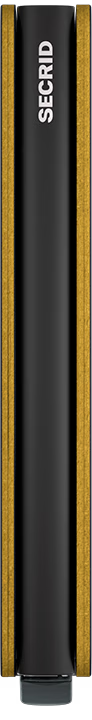 SECRID SLIMWallet Matte Black Ochre