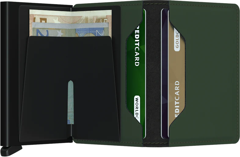 SECRID Slimwallet Matte Green Black