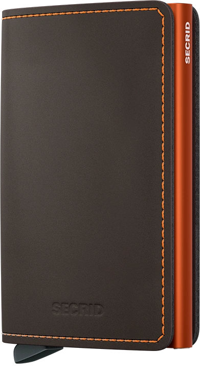 SECRID Slimwallet Matte Truffle Orange