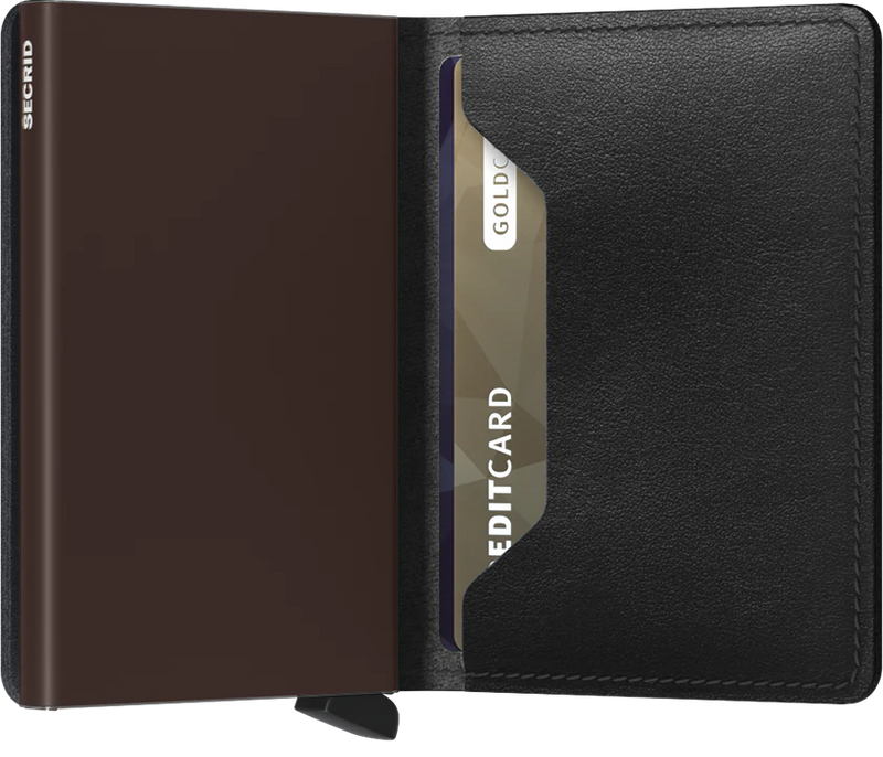 SECRID Slimwallet Original Black Brown