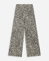 High-waist loose printed jeans zebre Socca