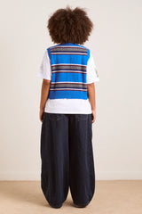 SOFIE VEST - BLUE STRIPE