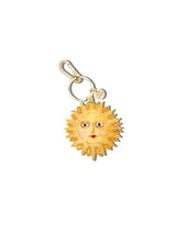 SOLAR ECLIPSE HAND PAINTED CELESTIAL SUN BAG CHARM KEYCHAIN