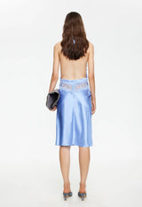 SOLANA MIDI DRESS - PERSIAN JEWEL