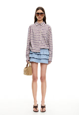 SOLSTICE MINI SKORT - SLATE BLUE