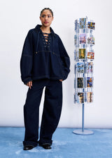 SORAE BLOUSE - MARINE BLUE