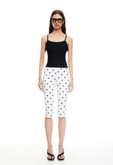 STARLET CAPRI - CREAM POLKA