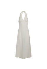 STARS ALIGN MIDI DRESS - CREAM