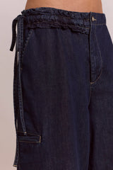STRAIGHT LEG AUGUSTA JEANS - DARK INDIGO