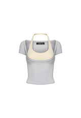 STRETCH TEE - GREY