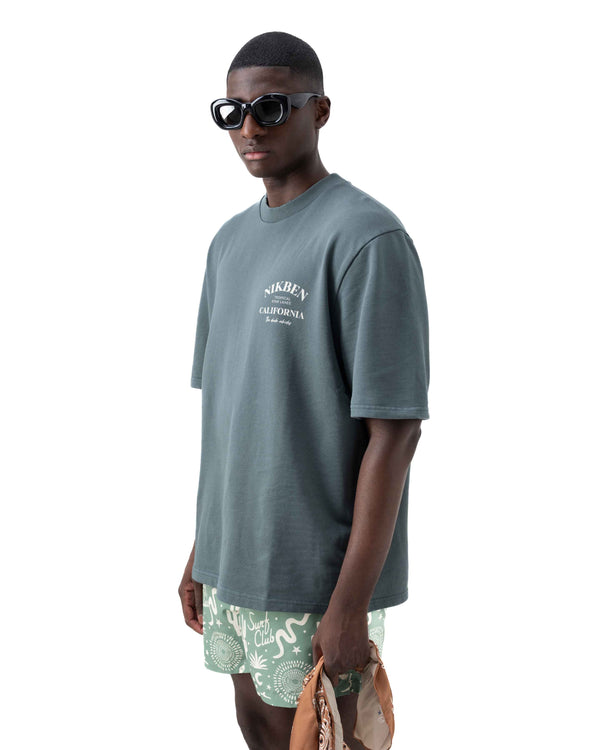 STRIKE HEAVY TEE - Pine Green