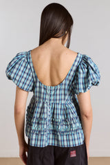 SUMMER JOY BLOUSE - TOMBOY CHECK