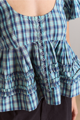 SUMMER JOY BLOUSE - TOMBOY CHECK