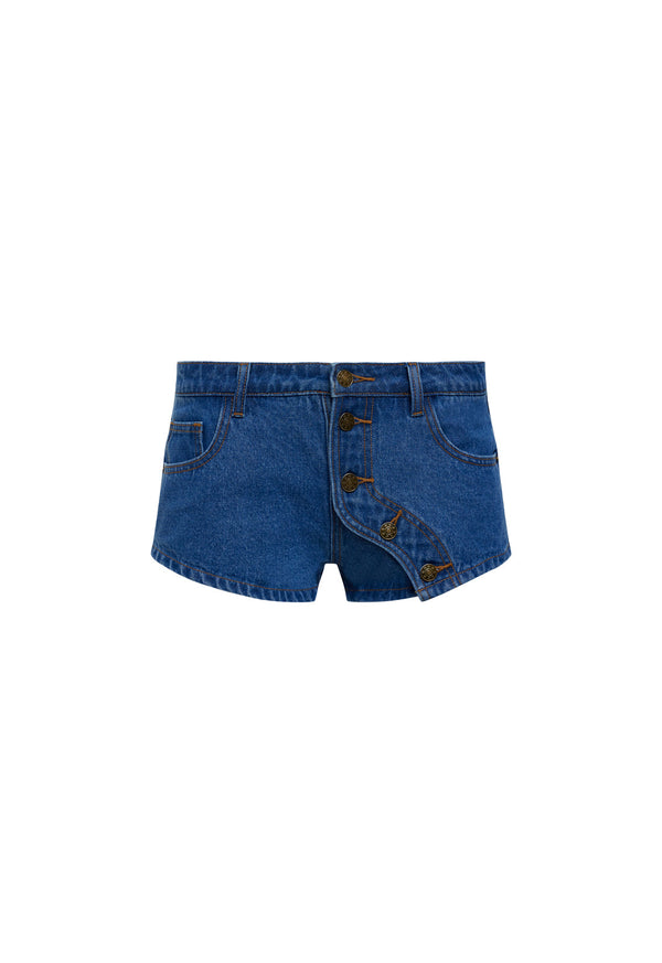 SUNDRENCHED SHORTS - MID WASH