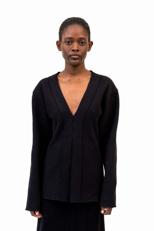 SUNSET CARDIGAN - Black