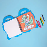 SUPER COLORING & STICKERS BOOK - DINO