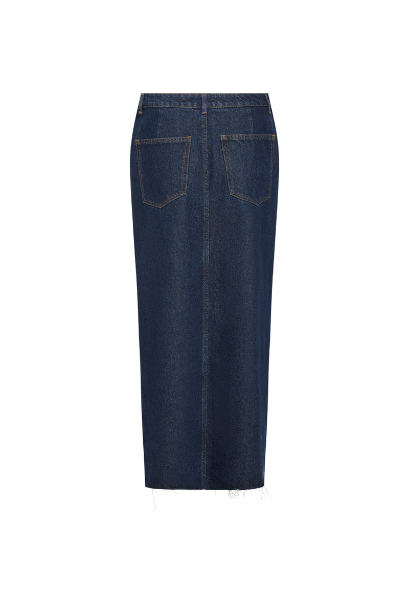 SUPER SWEET MAXI SKIRT - INDIGO