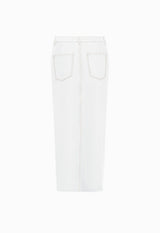 SUPER SWEET MAXI SKIRT - PORCELAIN