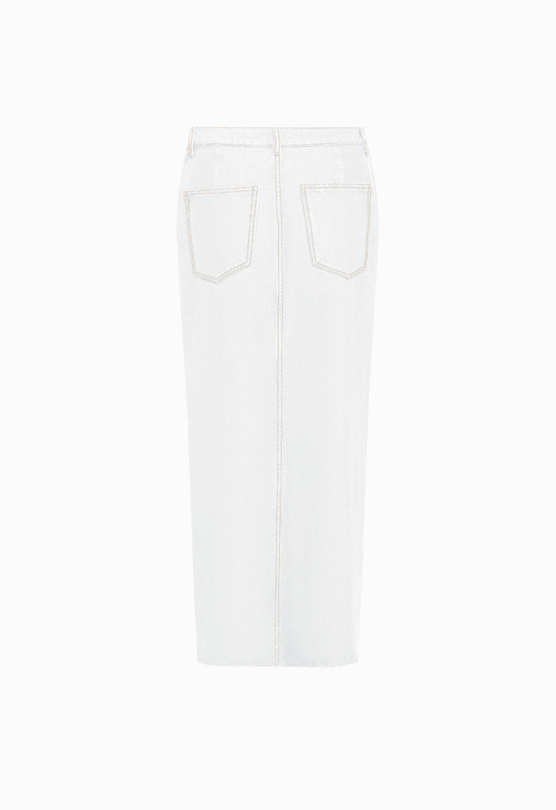 SUPER SWEET MAXI SKIRT - PORCELAIN