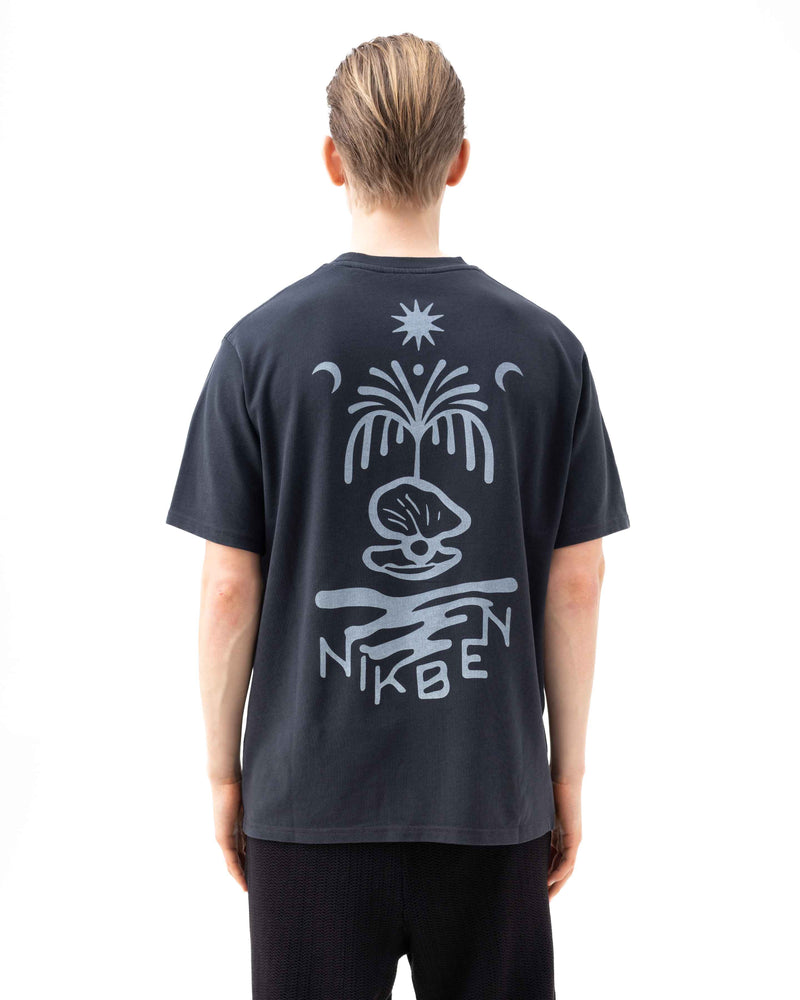 SURF CLUB TEE - Washed Black