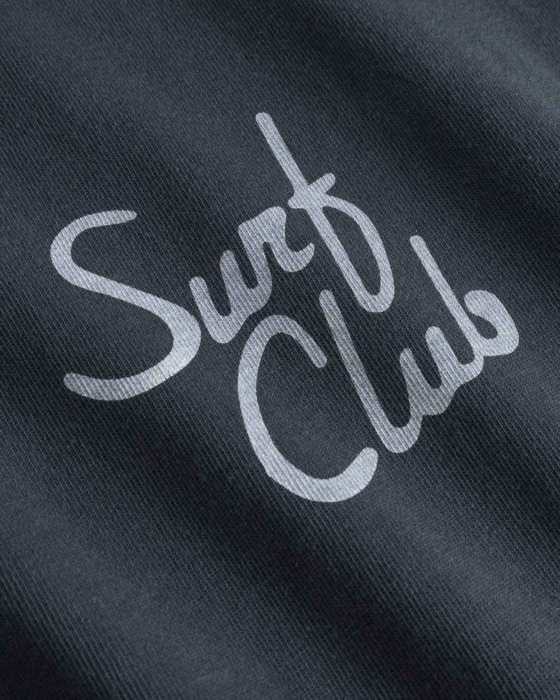 SURF CLUB TEE - Washed Black