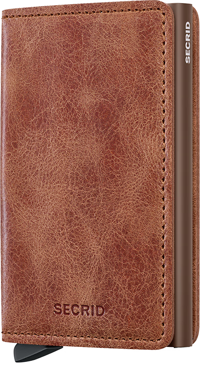 SECRID SLIMWallet Vintage Cognac Brown