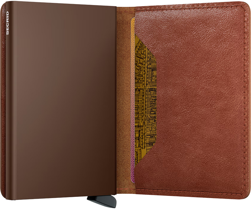 SECRID SLIMWallet Vintage Cognac Brown