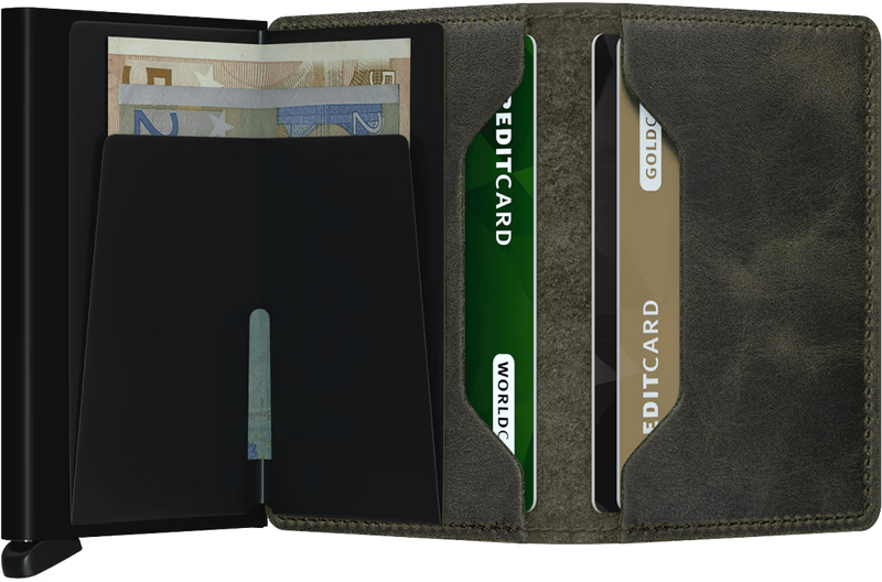 SECRID SLIMWallet Vintage Olive Black