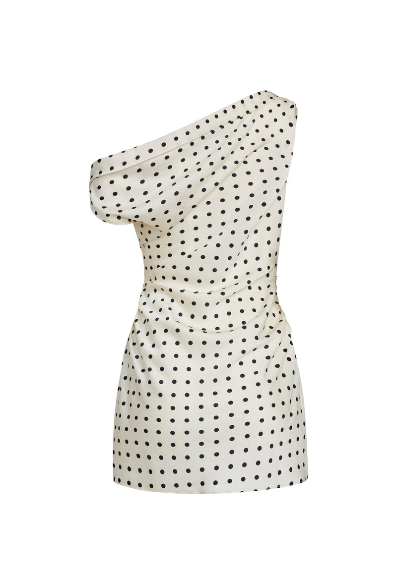 lioness sweetheart mini dress Lioness Sweetheart Mini Dress Cream Polka