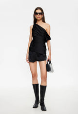 SWEETHEART TOP - NOIR