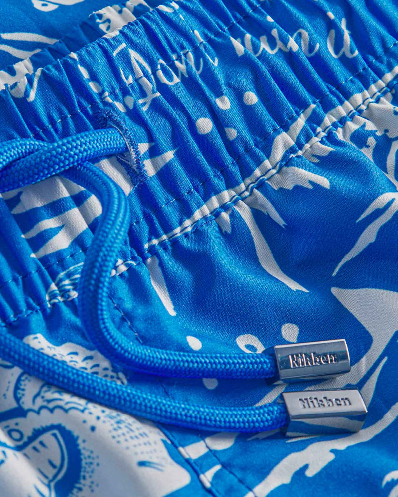SWIM CLASISIC LIFE'S A BEACH - Azur Blue