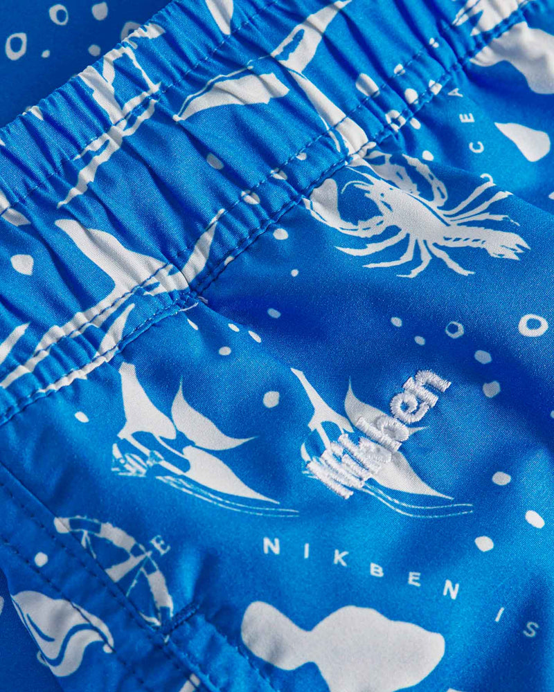 SWIM CLASISIC LIFE'S A BEACH - Azur Blue