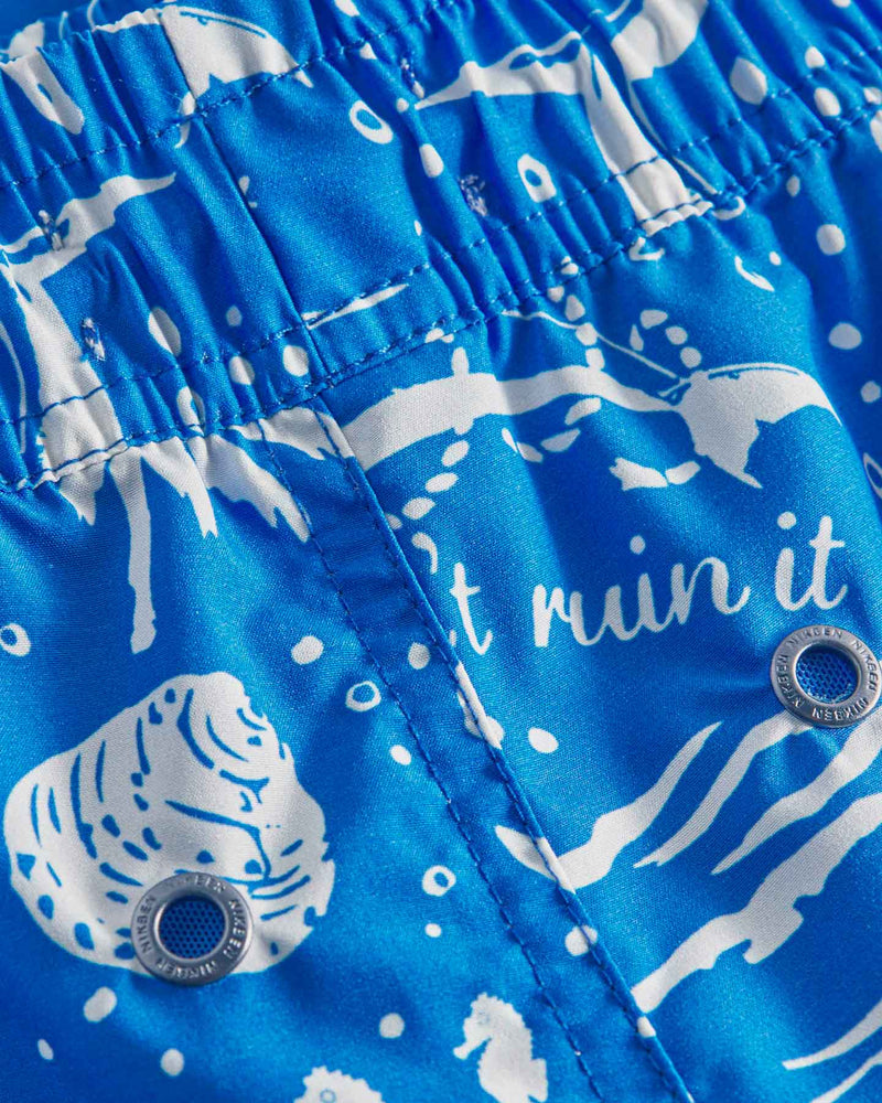 SWIM CLASISIC LIFE'S A BEACH - Azur Blue