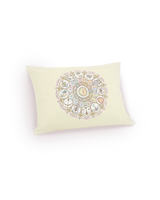  Satin Cushion Cover - Zodiac Yellow 