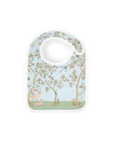 Satin bib - In Bloom Blue