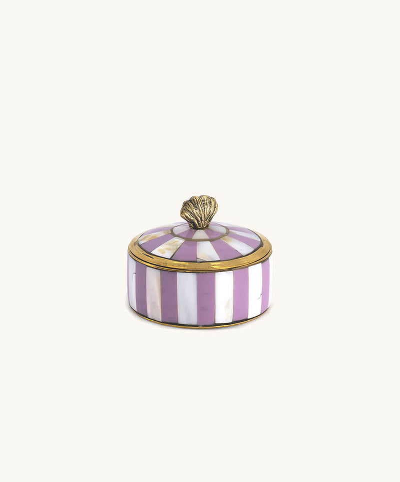 Scarlett Circus Box Lilac Brass