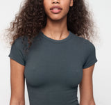 Seamless Waffle Tee - Thunder
