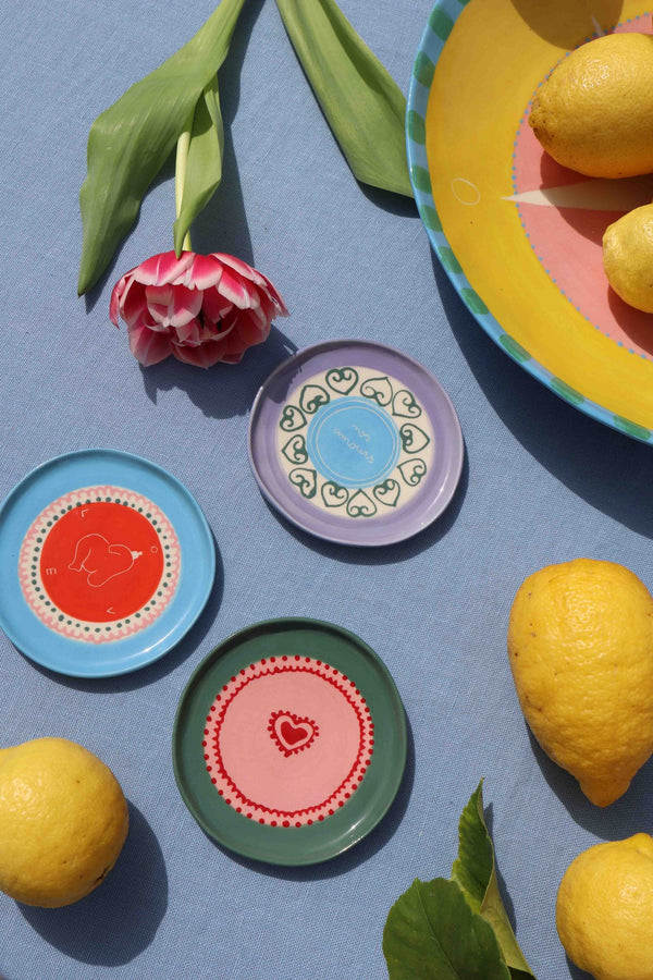 Set 3 Jewellery Plates - Nos Amours