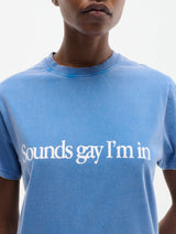 Simply Sounds Gay T-shirt - Off-Blue