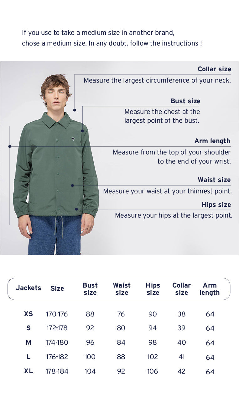Size Chart_Jacket