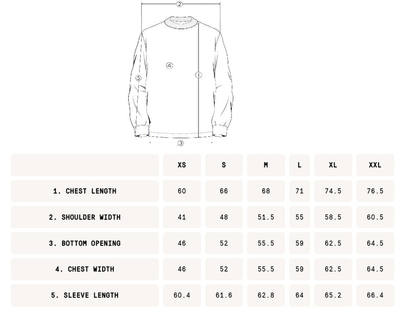 Size Chart_LS Tees