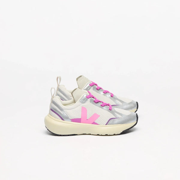 veja-sneakers-Small Canary Light GRAVEL MALIBU SILVER